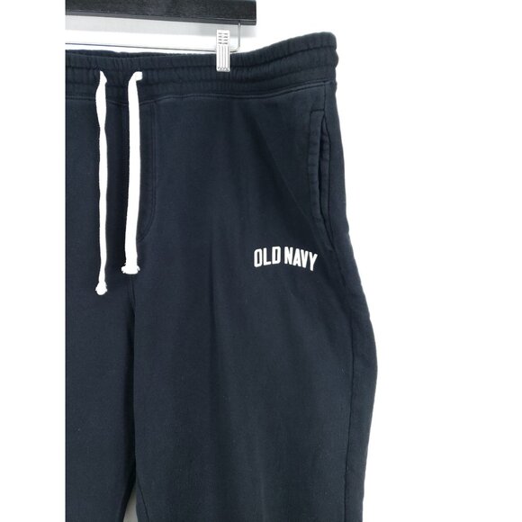 Old Navy Mens XXXL Tall Black Fleece Joggers With Drawstring Waist & Pockets - Picture 6 of 9